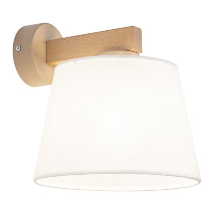 Brilagi - Wandlamp LATTE SABIA 1xE27/15W/230V grenen/wit