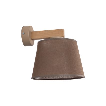 Brilagi - Wandlamp LATTE SABIA 1xE27/60W/230V grenen/bruin