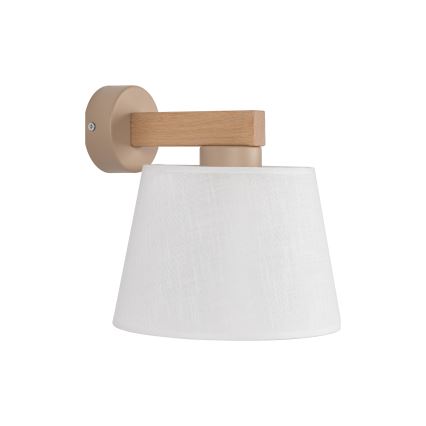 Brilagi - Wandlamp LATTE SABIA 1xE27/60W/230V grenen/wit