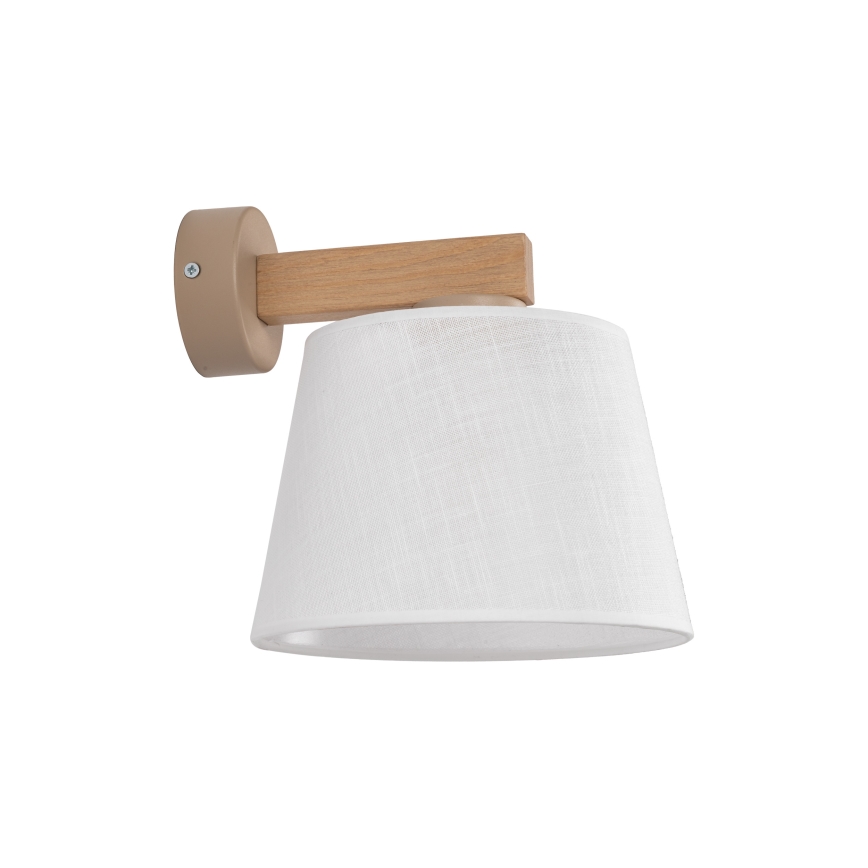 Brilagi - Wandlamp LATTE SABIA 1xE27/60W/230V grenen/wit