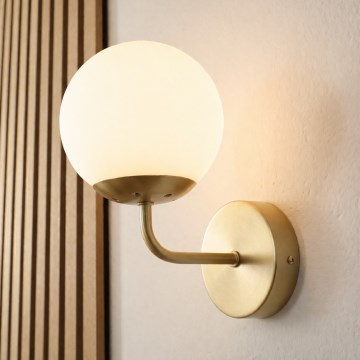 Brilagi - Wandlamp MALIVA 1xE14/15W/230V goud/wit