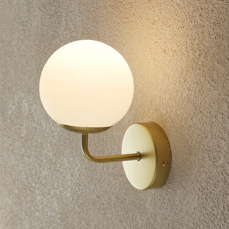 Brilagi - Wandlamp MALIVA 1xE14/15W/230V goud/wit