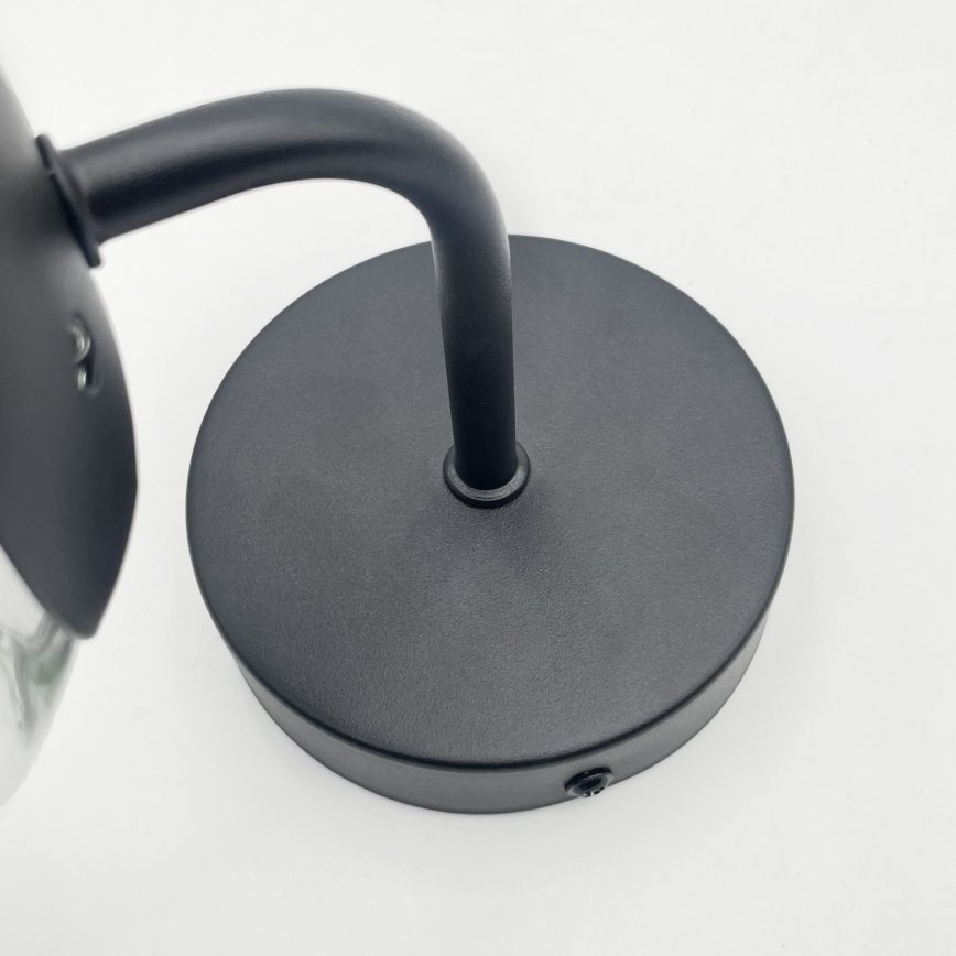 Brilagi - Wandlamp MALIVA 1xE14/15W/230V zwart/helder