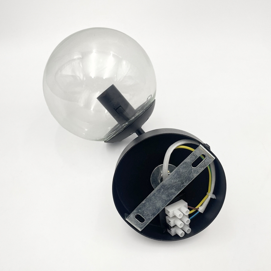 Brilagi - Wandlamp MALIVA 1xE14/15W/230V zwart/helder