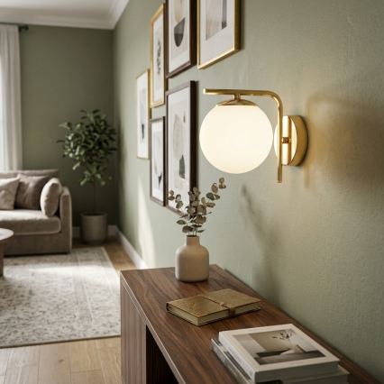 Brilagi - Wandlamp MILO 1xE27/60W/230V goudkleurig