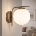 Brilagi - Wandlamp MILO ECRU 1xE27/60W/230V beige/goud