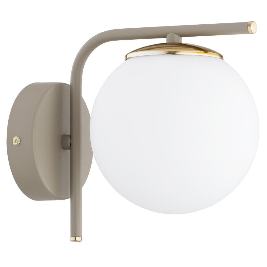 Brilagi - Wandlamp MILO ECRU 1xE27/60W/230V beige/goud