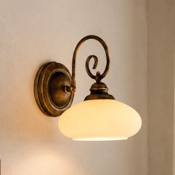 Brilagi - Wandlamp MOLLERO 1xE27/15W/230V brons/patina