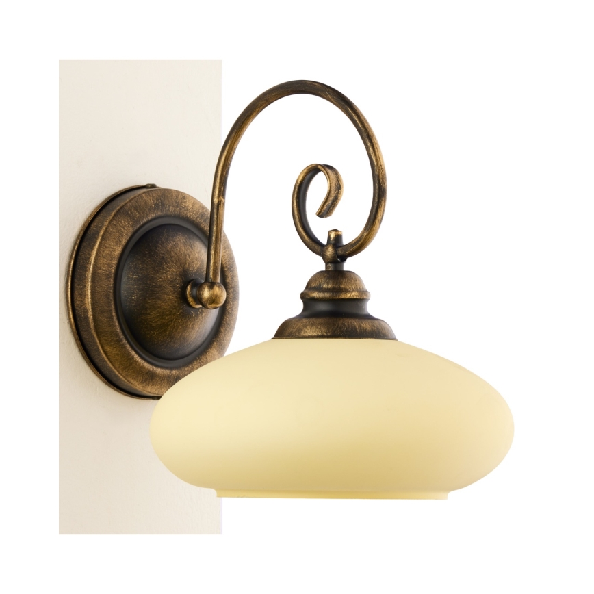 Brilagi - Wandlamp MOLLERO 1xE27/15W/230V brons/patina
