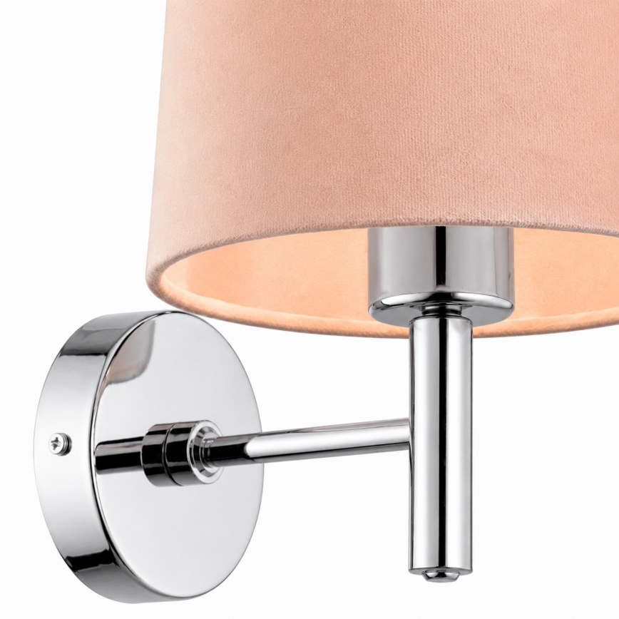 Brilagi - Wandlamp MONTE 1xE27/15W/230V beige/glanzend chroom