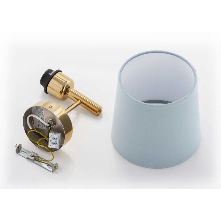 Brilagi - Wandlamp MONTE 1xE27/15W/230V blauw/goud