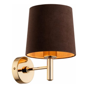 Brilagi - Wandlamp MONTE 1xE27/15W/230V bruin/goud