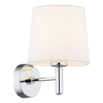 Brilagi - Wandlamp MONTE 1xE27/15W/230V crème/glanzend chroom