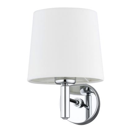 Brilagi - Wandlamp MONTE 1xE27/15W/230V crème/glanzend chroom