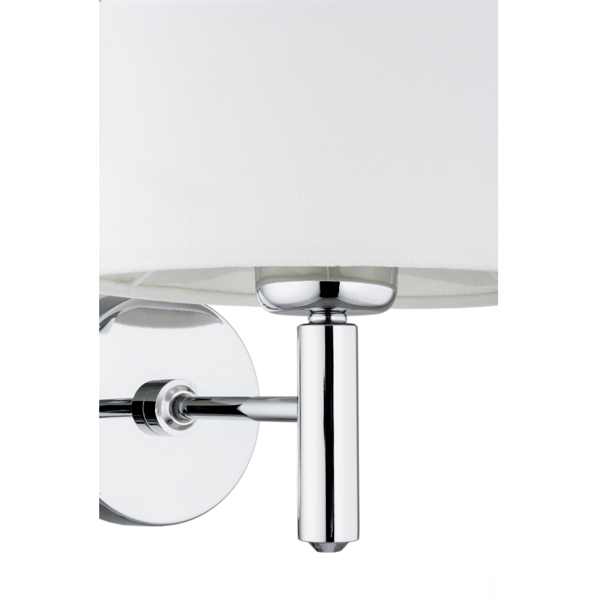 Brilagi - Wandlamp MONTE 1xE27/15W/230V crème/glanzend chroom