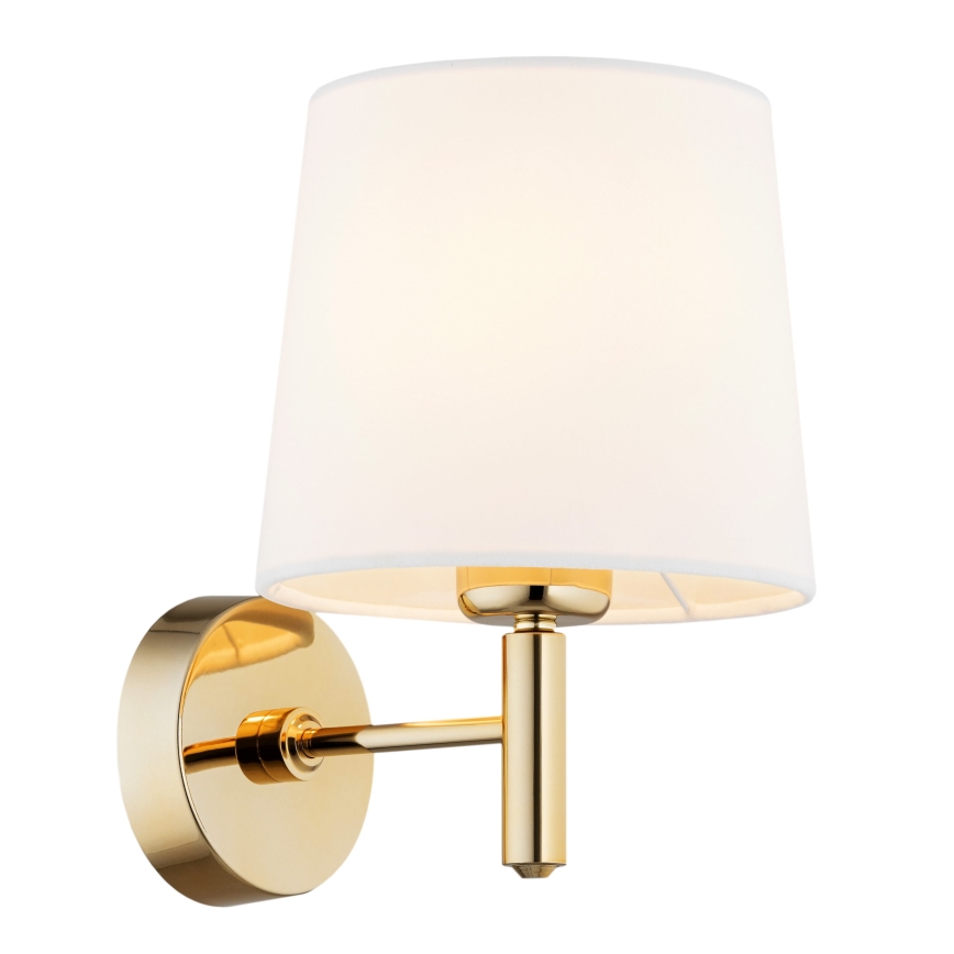 Brilagi - Wandlamp MONTE 1xE27/15W/230V crème/goudkleurig