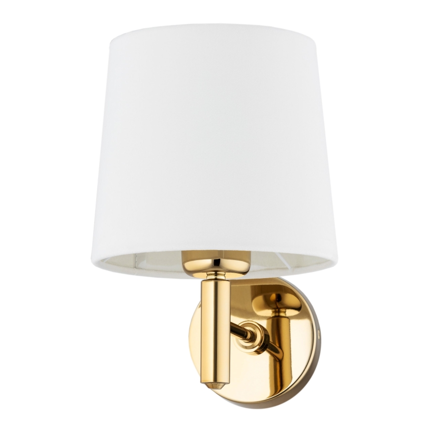 Brilagi - Wandlamp MONTE 1xE27/15W/230V crème/goudkleurig