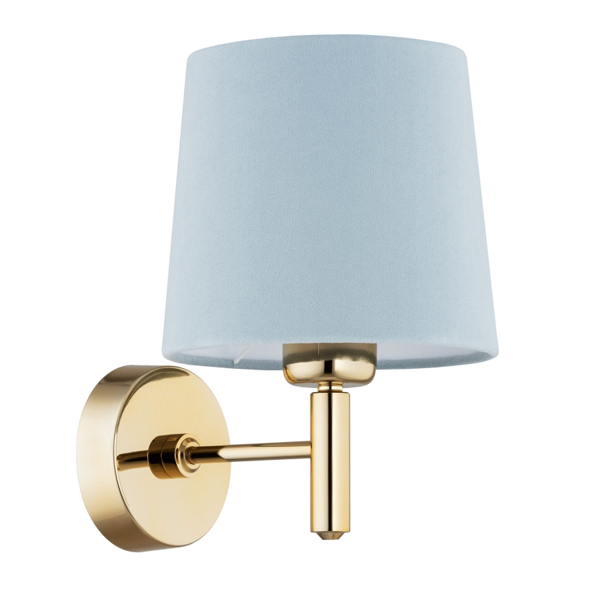 Brilagi - Wandlamp MONTE 1xE27/60W/230V blauw/goud