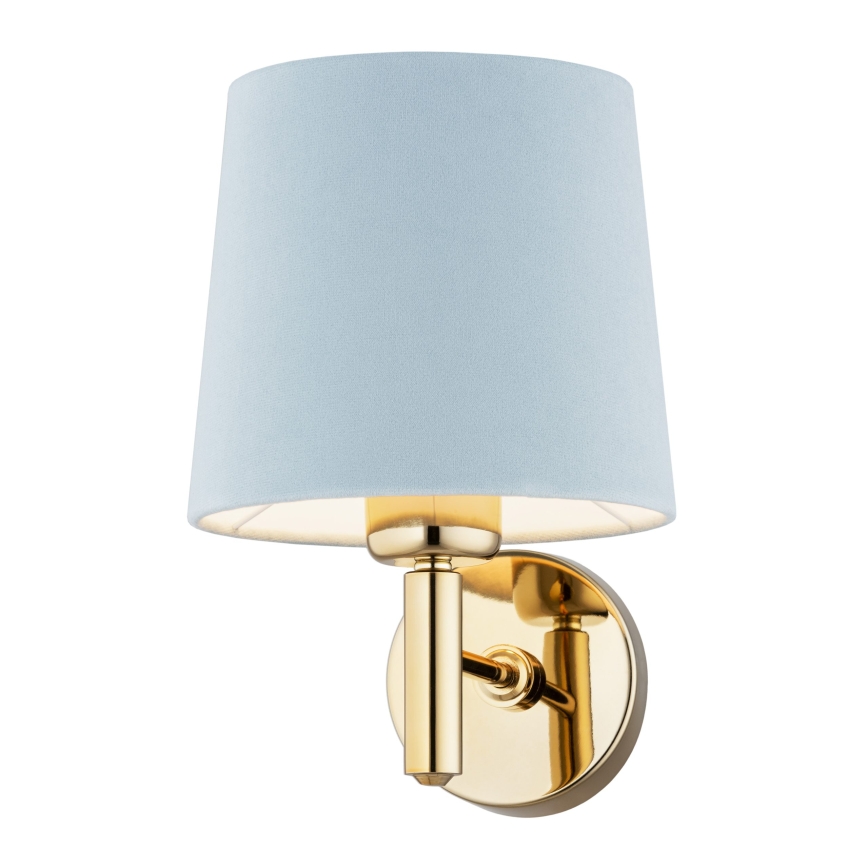 Brilagi - Wandlamp MONTE 1xE27/60W/230V blauw/goud