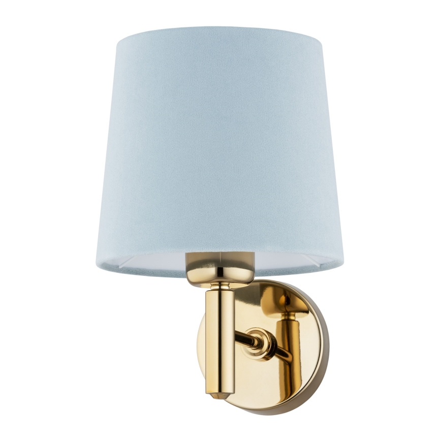 Brilagi - Wandlamp MONTE 1xE27/60W/230V blauw/goud