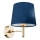 Brilagi - Wandlamp MONTE 1xE27/60W/230V blauw/goud