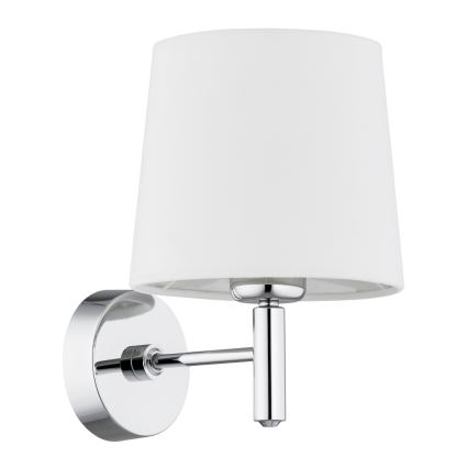 Brilagi - Wandlamp MONTE 1xE27/60W/230V crème/glanzend chroom