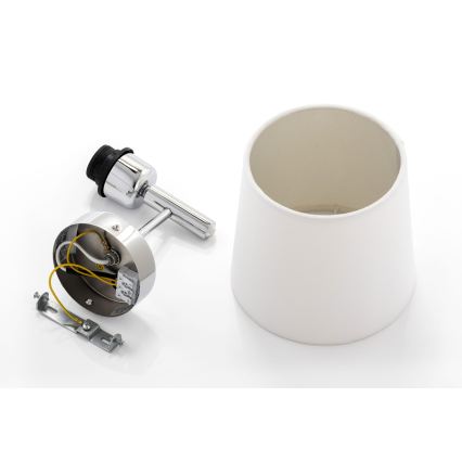 Brilagi - Wandlamp MONTE 1xE27/60W/230V crème/glanzend chroom
