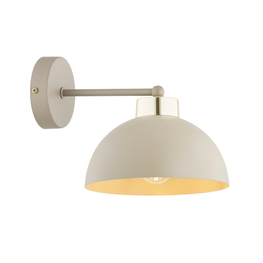 Brilagi - Wandlamp MOON 1xE27/60W/230V beige/goud