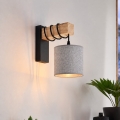 BRILAGI - Wandlamp NUBILA 1xE27/60W/230V bruin/zwart/grijs