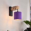 BRILAGI - Wandlamp NUBILA 1xE27/60W/230V bruin/zwart/paars