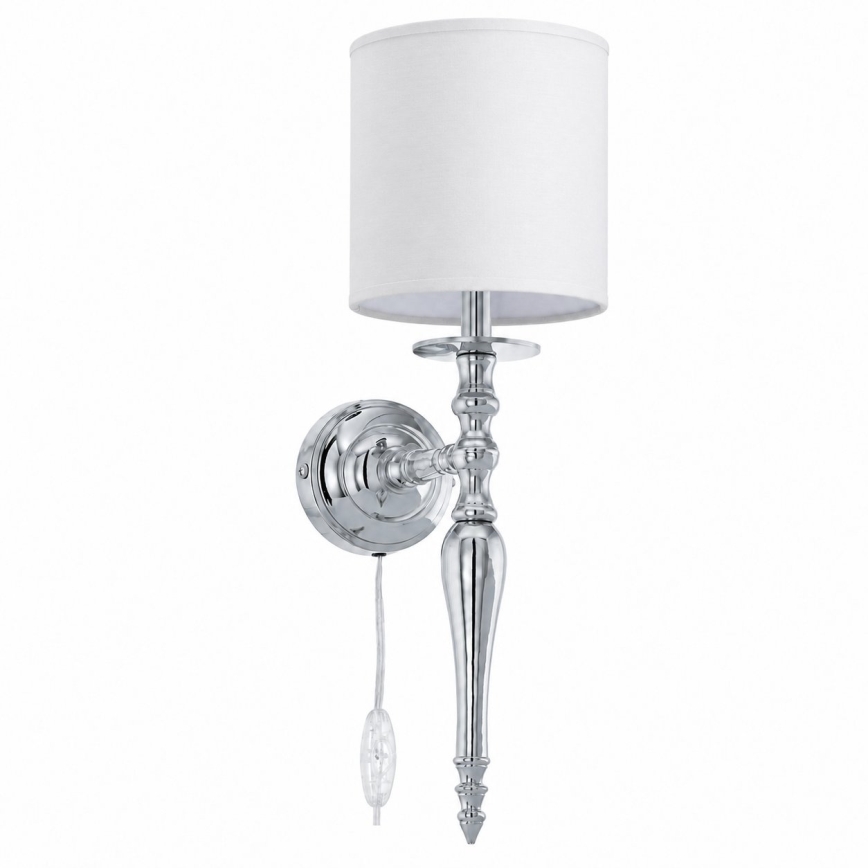 BRILAGI - Wandlamp NUBILA 1xE27/60W/230V glanzend chroom/wit