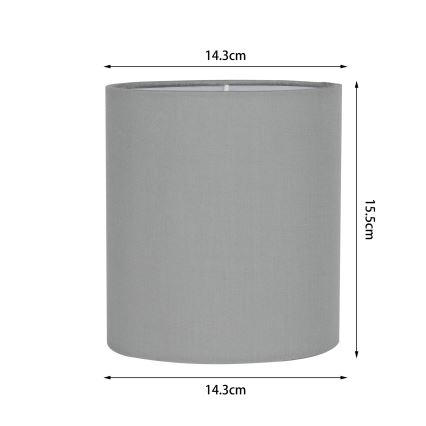 Brilagi - Wandlamp NUBILA WOOD 1xE27/25W/230V eik/zwart/lichtgrijs