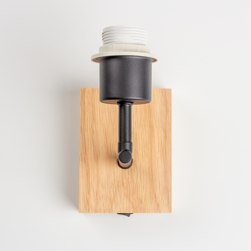 Brilagi - Wandlamp NUBILA WOOD 1xE27/25W/230V eiken/wit