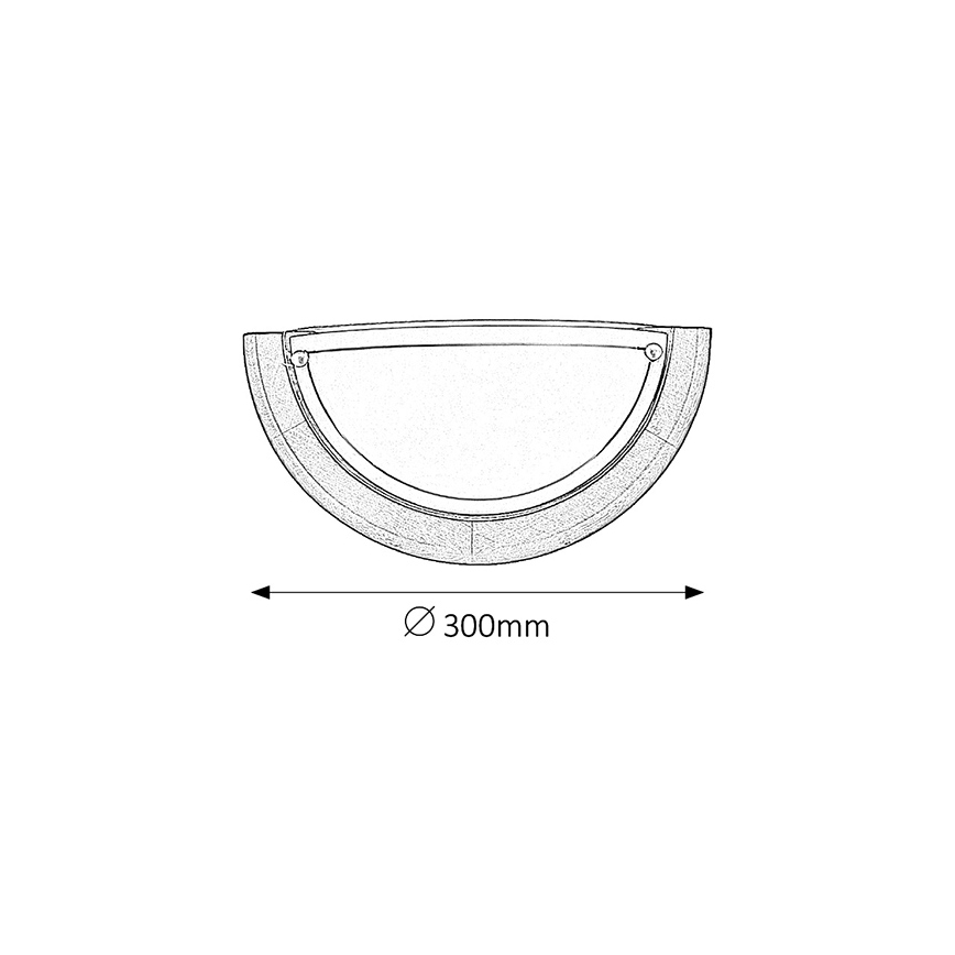 Brilagi - Wandlamp ORBIS 1xE27/60W/230V 30 cm dennen/kersenhout