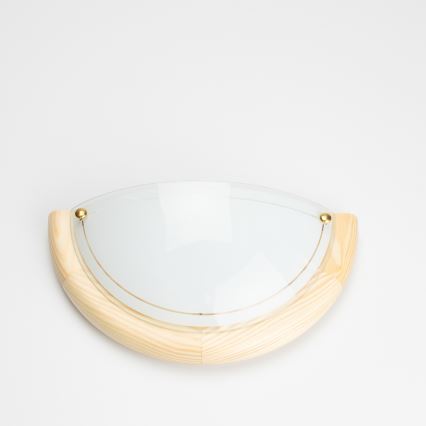 Brilagi - Wandlamp ORBIS 1xE27/60W/230V 30 cm dennenhout