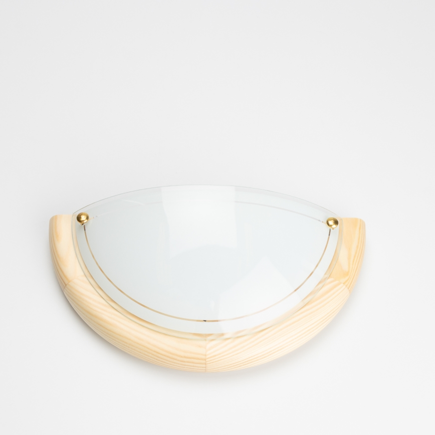 Brilagi - Wandlamp ORBIS 1xE27/60W/230V 30 cm dennenhout