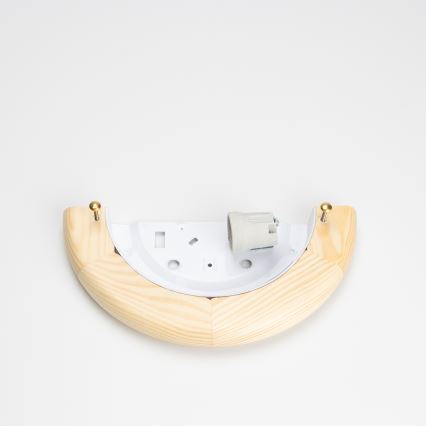 Brilagi - Wandlamp ORBIS 1xE27/60W/230V 30 cm dennenhout