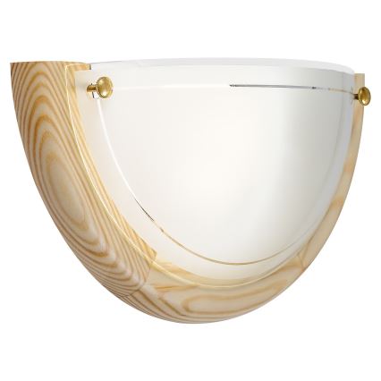 Brilagi - Wandlamp ORBIS 1xE27/60W/230V 30 cm dennenhout