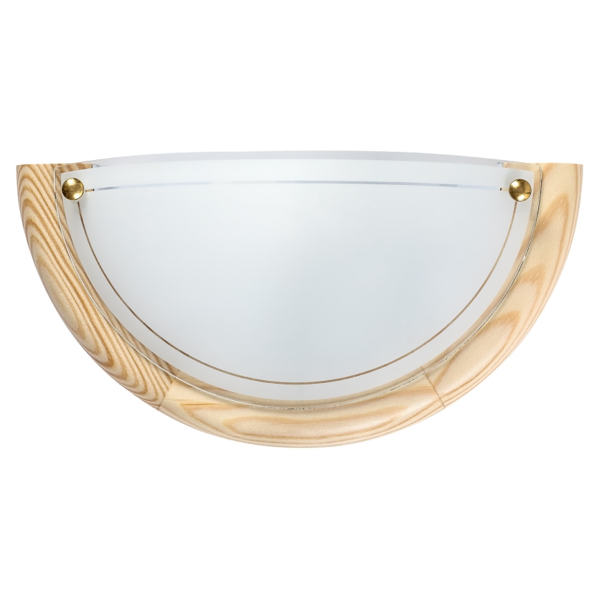 Brilagi - Wandlamp ORBIS 1xE27/60W/230V 30 cm dennenhout