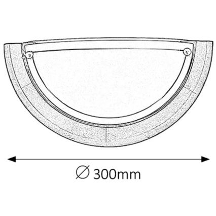 Brilagi - Wandlamp ORBIS 1xE27/60W/230V 30 cm dennenhout