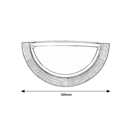 Brilagi - Wandlamp ORBIS 1xE27/60W/230V 30 cm grenen