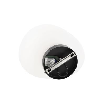 BRILAGI - Wandlamp PEBBLES 1xE27/40W/230V Ø 20 cm zwart
