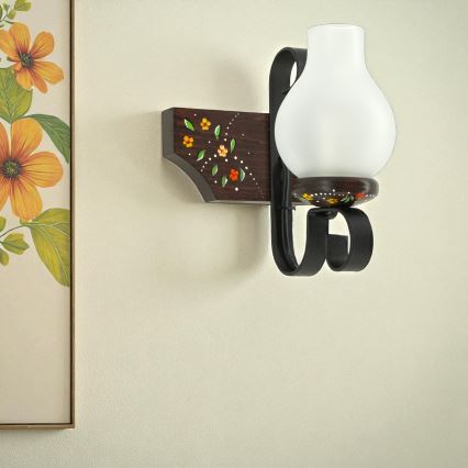 Brilagi - Wandlamp QUEEN 1xE14/40W/230V beuk/wenge