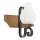 Brilagi - Wandlamp QUEEN 1xE14/40W/230V beuken/walnoot