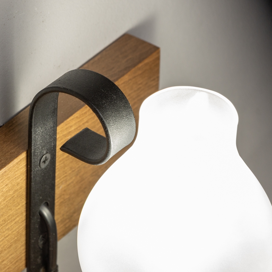 Brilagi - Wandlamp QUEEN 1xE14/40W/230V beuken/walnoot