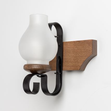 Brilagi - Wandlamp QUEEN 1xE14/40W/230V beuken/walnoot