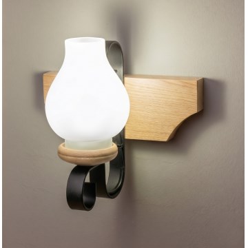 Brilagi - Wandlamp QUEEN 1xE14/40W/230V eiken