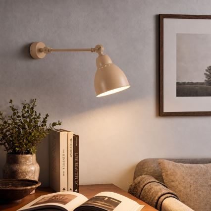 BRILAGI - Wandlamp QUILL 1xE27/40W/230V 40 cm beige
