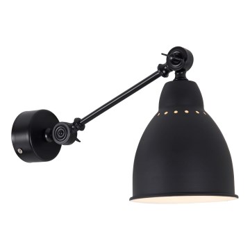 Brilagi - Wandlamp QUILL 1xE27/40W/230V 40 cm zwart