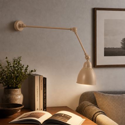 BRILAGI - Wandlamp QUILL 1xE27/40W/230V 83 cm beige